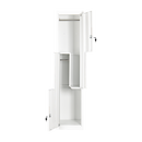 Grey Two-Door L-shaped Office Gym Shed Storage Lockers