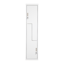 Grey Two-Door L-shaped Office Gym Shed Storage Lockers