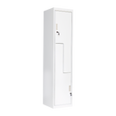 Grey Two-Door L-shaped Office Gym Shed Storage Lockers