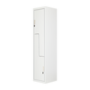 Grey Two-Door L-shaped Office Gym Shed Storage Lockers