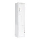 Grey Two-Door L-shaped Office Gym Shed Storage Lockers