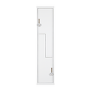 Grey Two-Door L-shaped Office Gym Shed Storage Lockers