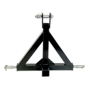 Heavy Duty Steel 3 Point 2" Trailer Hitch Receiver Tow Drawbar For Cat 1 Tractor
