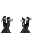 Heavy Duty Steel 3 Point 2" Trailer Hitch Receiver Tow Drawbar For Cat 1 Tractor