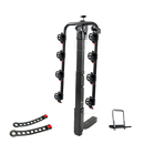 Premium 4-Bike Carrier Rack Hitch Mount Swing Down Bicycle Rack W/ 2" Receiver