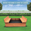 Sandpit Kids Wooden Sand box