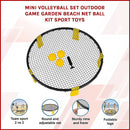 Mini Volleyball Set Outdoor Game Garden Beach Net Ball Kit Sport Toys