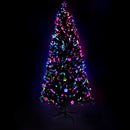 Jingle Jollys 2.1m Christmas Tree Optic Fibre LED Xmas tree Multi Colour
