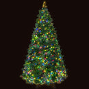 Jingle Jollys Christmas Tree 2.4m Xmas Tree Decor 8 Light Modes Multi Colour