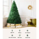 Jingle Jollys Christmas Tree 2.4m Xmas Tree Decor 8 Light Modes Multi Colour