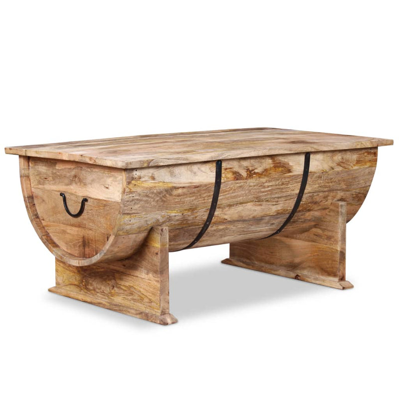 Coffee Table Solid Mango Wood 88x50x40 Cm