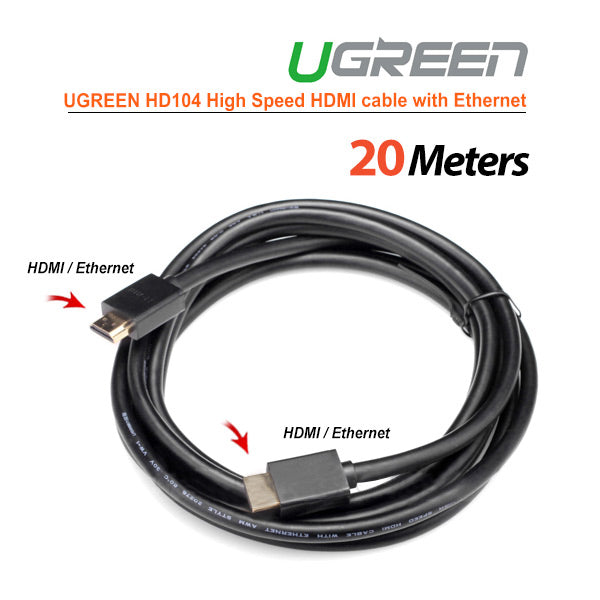 UGreen High speed HDMI cable with Ethernet full copper 20M (10112)