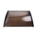 Instahut Window Door Awning 1mx3m Brown