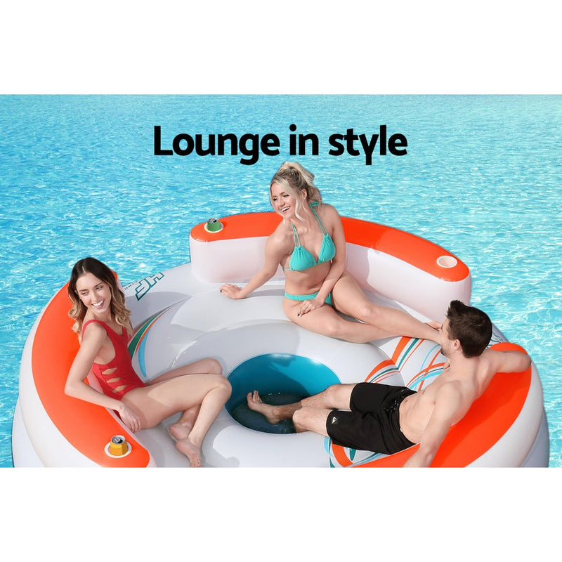 Bestway Inflatable Floating Water Float Pool Lounge Island Swimming Chair Beach