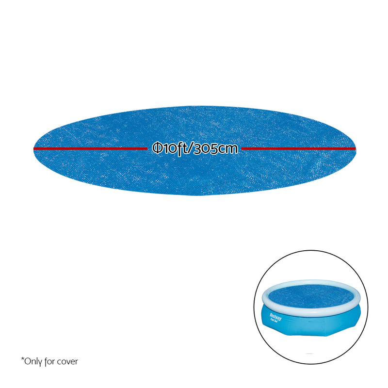 Bestway Solar Pool Cover Blanket for Swimming Pool 10ft 305cm Round Pool 58241