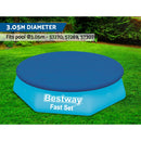Bestway Pool Cover Fits 3.05m/10ft Round Swimming Pool PVC Blanket 2.89m