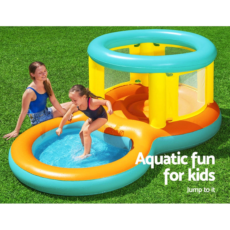 Bestway Inflatable Play Kids Pool Bouncer Jumping Castle Kid Toy Pools 2 in 1