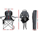 Weisshorn Levede Roll Up Camping Table Folding Portable Aluminium Outdoor