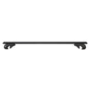Universal Car Roof Racks Pod Aluminium Cross Bars Adjustable 108cm Black