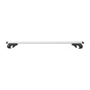 Universal Car Roof Racks Pod Aluminium Cross Bars Adjustable 108cm Silver
