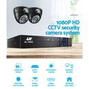 UL-Tech 1080P CCTV Security System 2 Dome Camera Home HD IP 2MP Long Range 1TB Hard Disk