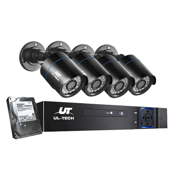 UL-Tech 1080P 8 Channel HDMI CCTV Security Camera with 1TB Hard Drive