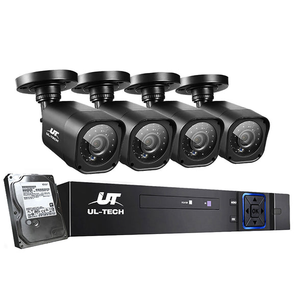 UL-Tech CCTV Camera Home Security System 8CH DVR 1080P Cameras Outdoor Day Night