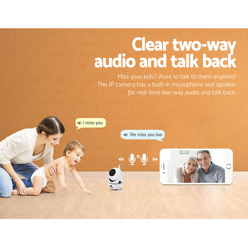 UL-Tech 1080P Wireless IP Camera CCTV Security System Baby Monitor White