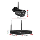 UL-Tech CCTV Wireless Security Camera System 4CH Home Outdoor WIFI 2 Bullet Cameras Kit 1TB