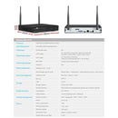 UL-Tech CCTV Wireless Security Camera System 4CH Home Outdoor WIFI 2 Bullet Cameras Kit 1TB