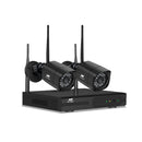 UL-Tech 1080P 4CH NVR Wireless 2 Security Cameras Set