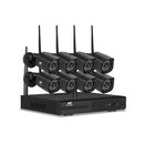 UL-Tech 3MP 8CH NVR Wireless 8 Security Cameras Set