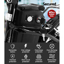 Vecocraft 20" Folding Electric Bike eBike e-Bike City Foldable Bicycle Black