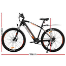 Vecocraft 27.5" Electric Bike eBike e-Bike City Mountain Bicycle eMTB Black