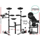 8 Piece Electric Electronic Drum Kit Drums Set Pad Tom For Kids Adults Foldable