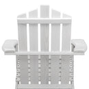 Gardeon Adirondack Outdoor Chairs Wooden Beach Chair Patio Furniture Garden White