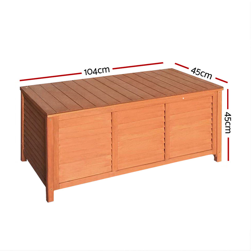 Gardeon Outdoor Fir Wooden Storage Bench