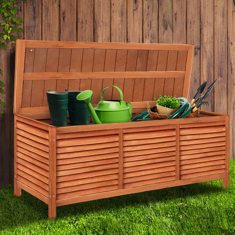 Gardeon Outdoor Fir Wooden Storage Bench