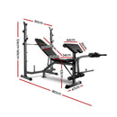 Everfit 9-In-1 Weight Bench Multi-Function Power Station Fitness Gym Equipment