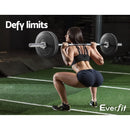 Everfit 48KG 168cm Barbell Set Weight Plates Bar Fitness Exercise Home Gym Bench Press