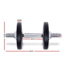 Everfit 15KG Dumbbells Dumbbell Set Weight Plates Home Gym Fitness Exercise