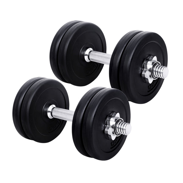 15KG Dumbbells Dumbbell Set Weight Training Plates Home Gym Fitness Exercise