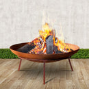 Grillz Fire Pit Cast Iron Rustic 60cm