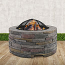 Grillz Fire Pit Table Round 70cm