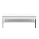 Artiss Lift Up Top Coffee Table Wooden Tables Hidden Book Storage Drawers 120CM