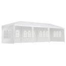 Instahut Gazebo 3x9m Outdoor Marquee side Wall Gazebos Tent Canopy Camping White 5 Panel
