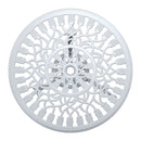 Gardeon 3PC Outdoor Setting Bistro Set Chairs Table Cast Aluminum Patio Furniture Tulip White