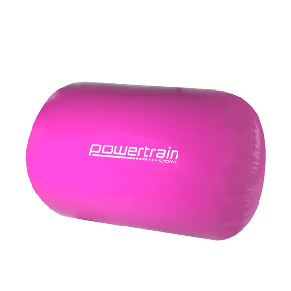 Inflatable Gymnastics Air Barrel Exercise Roller 120cm x 75cm - Pink
