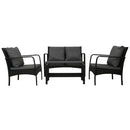 Gardeon Outdoor Sofa Set Lounge Setting Wicker Table and Chairs Garden Patio Furniture
