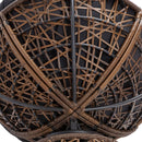 Gardeon Outdoor Chairs Outdoor Furniture Papasan Chair Wicker Patio Garden Brown